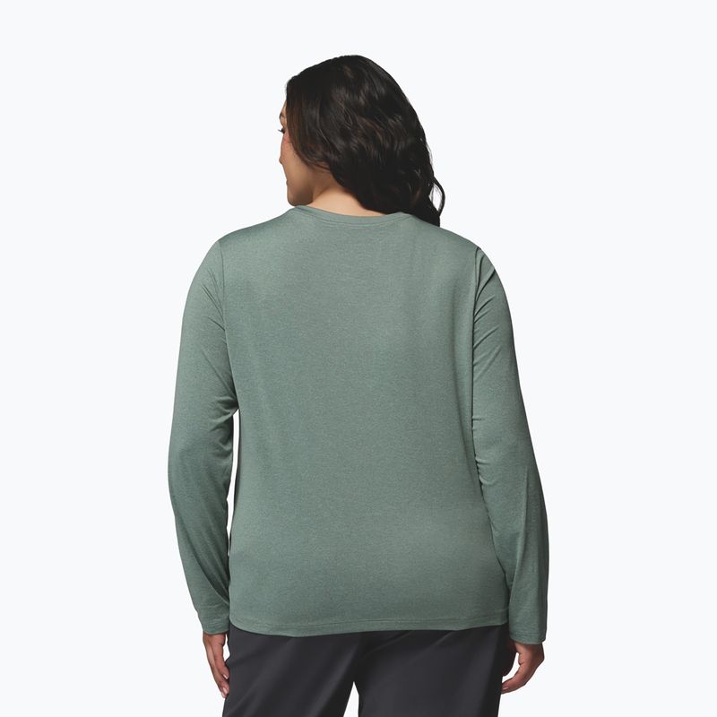 Moteriški marškinėliai ilgomis rankovėmis  Columbia Parsons Point LS Graphic Tee sedona sage heather/all terrain 3