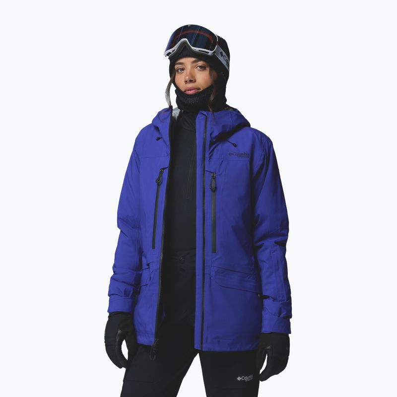 Moteriška slidinėjimo striukė Columbia Platinum Peak Insulated purple quartz 5