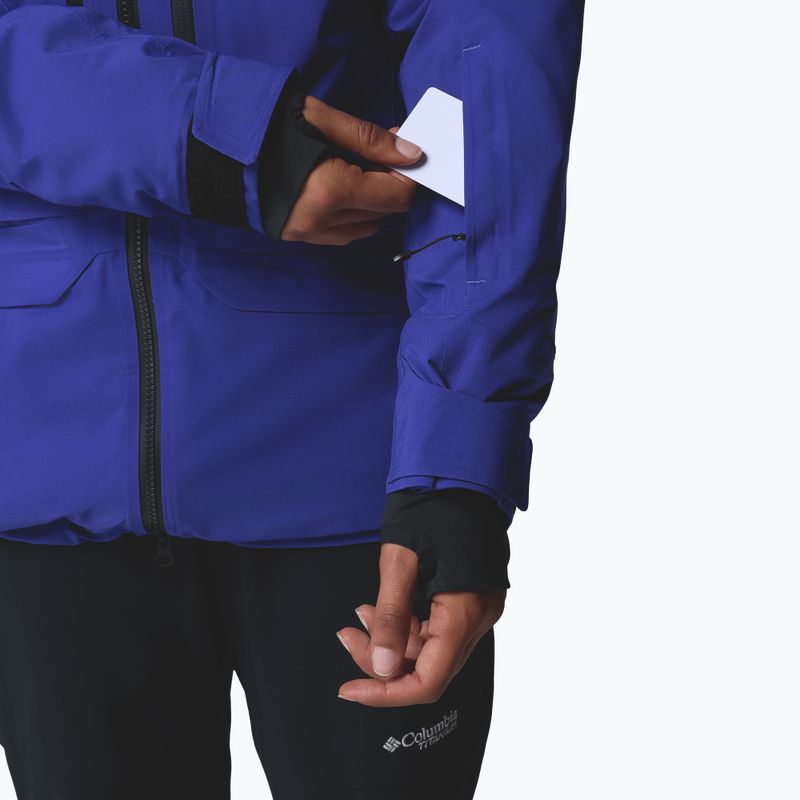 Moteriška slidinėjimo striukė Columbia Platinum Peak Insulated purple quartz 10