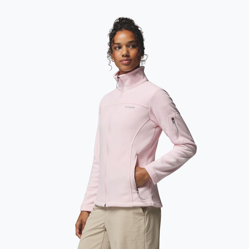Moteriškas flisinis džemperis Columbia Fast Trek II powder pink 4