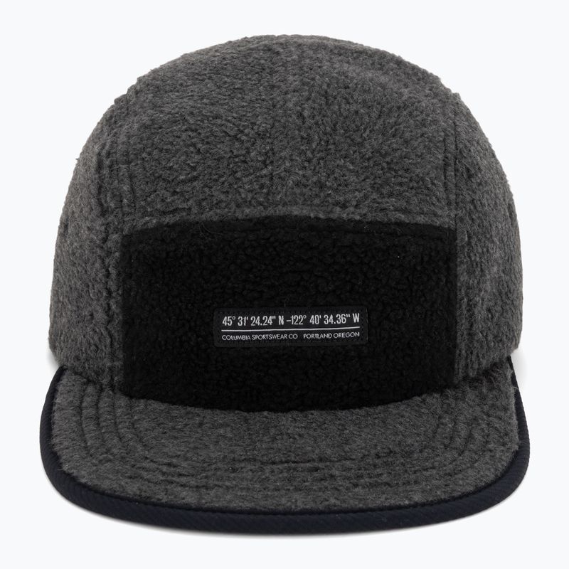 Kepurė su snapeliu Columbia Creek Side Thermal 5 Panel charcoal heather fleece/black ripstop 2