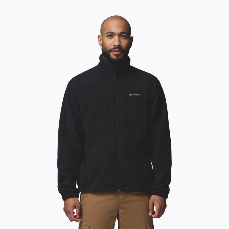 Vyriškas flisinis džemperis Columbia Timber Crest MTR Fleece Full Zip black