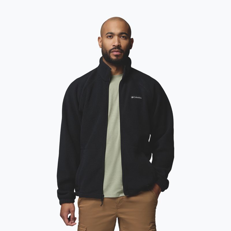 Vyriškas flisinis džemperis Columbia Timber Crest MTR Fleece Full Zip black 4
