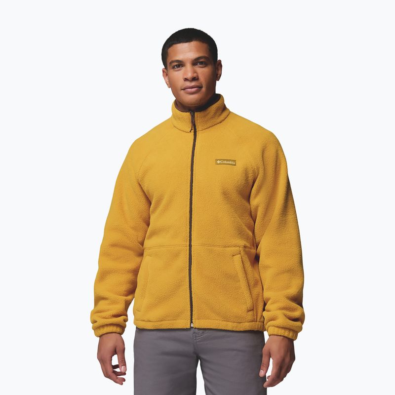 Vyriškas flisinis džemperis Columbia Timber Crest MTR Fleece Full Zip squash