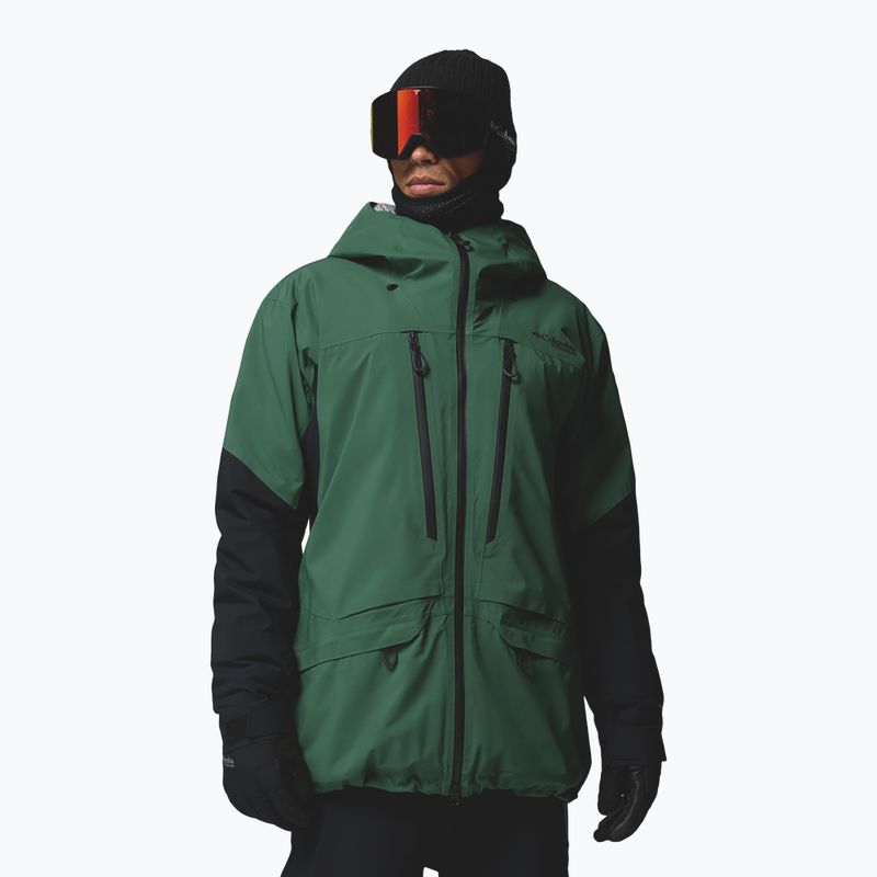 Vyriška slidinėjimo striukė Columbia Platinum Peak Insulated rain forest/black