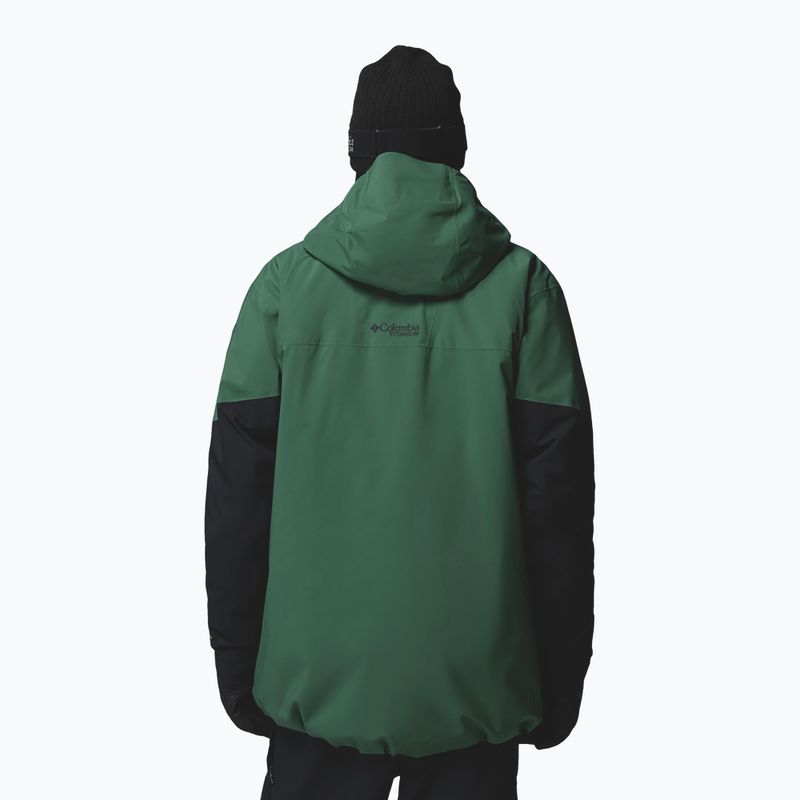 Vyriška slidinėjimo striukė Columbia Platinum Peak Insulated rain forest/black 3