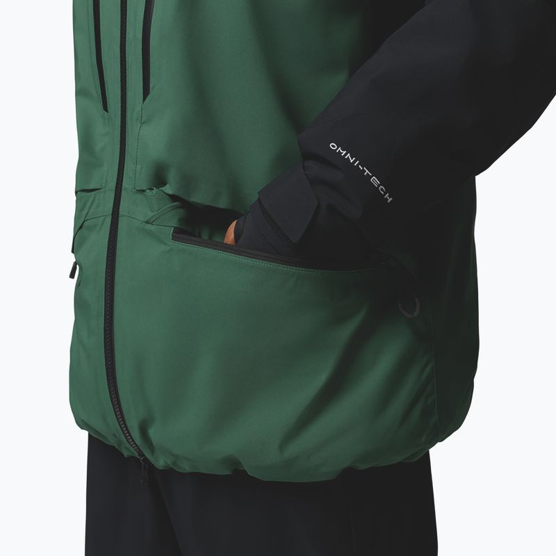 Vyriška slidinėjimo striukė Columbia Platinum Peak Insulated rain forest/black 11