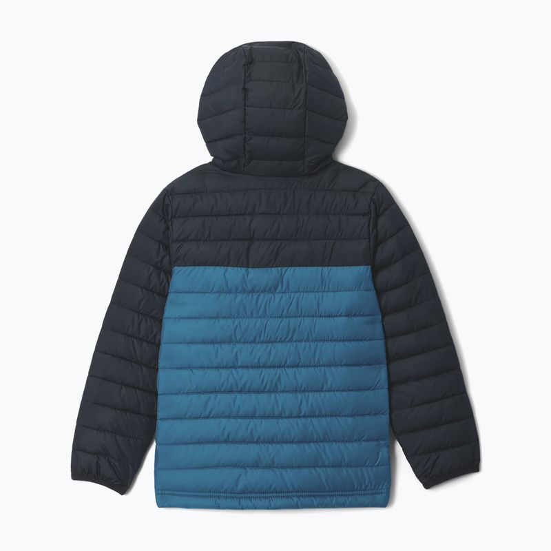Vaikiška striukė Columbia Powder Lite II Hooded phoenix blue/black 2