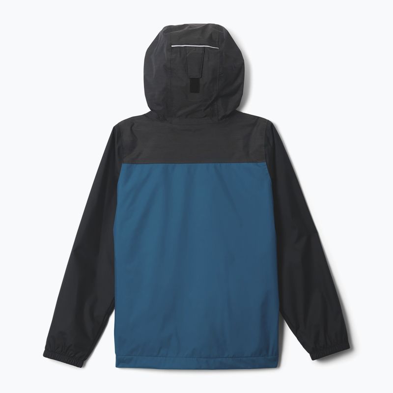 Vaikiška lietaus striukė Columbia Rainy Trails III Fleece Lined phoenix blue/black 2