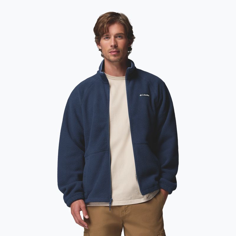 Vyriškas flisinis džemperis Columbia Timber Crest MTR Fleece Full Zip collegiate navy 5