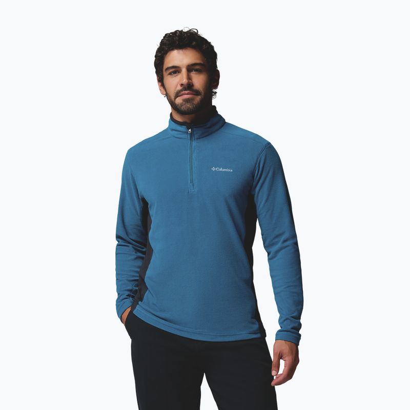 Vyriškas flisinis džemperis Columbia Klamath Range II HZ Phoenix Blue/Black