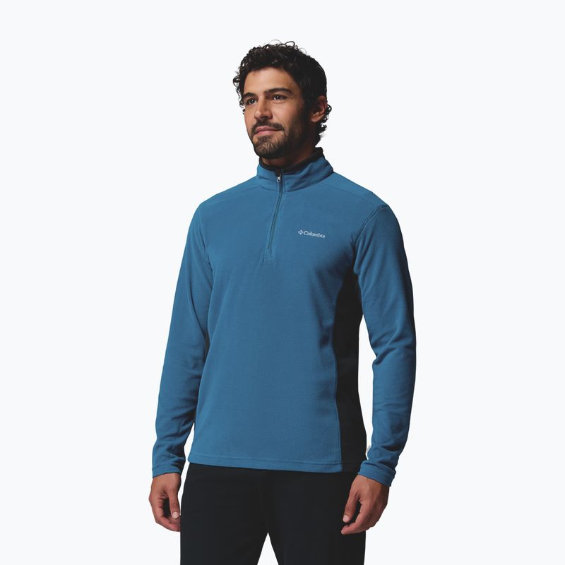 Vyriškas flisinis džemperis Columbia Klamath Range II HZ Phoenix Blue/Black 4
