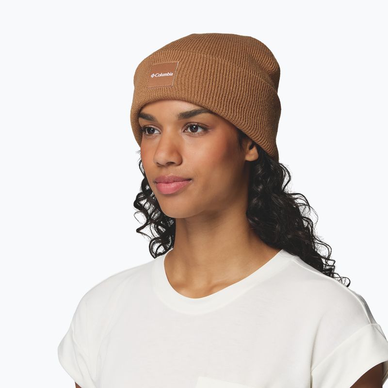 Žieminė kepurė Columbia City Trek Heavyweight Camel Brown 4