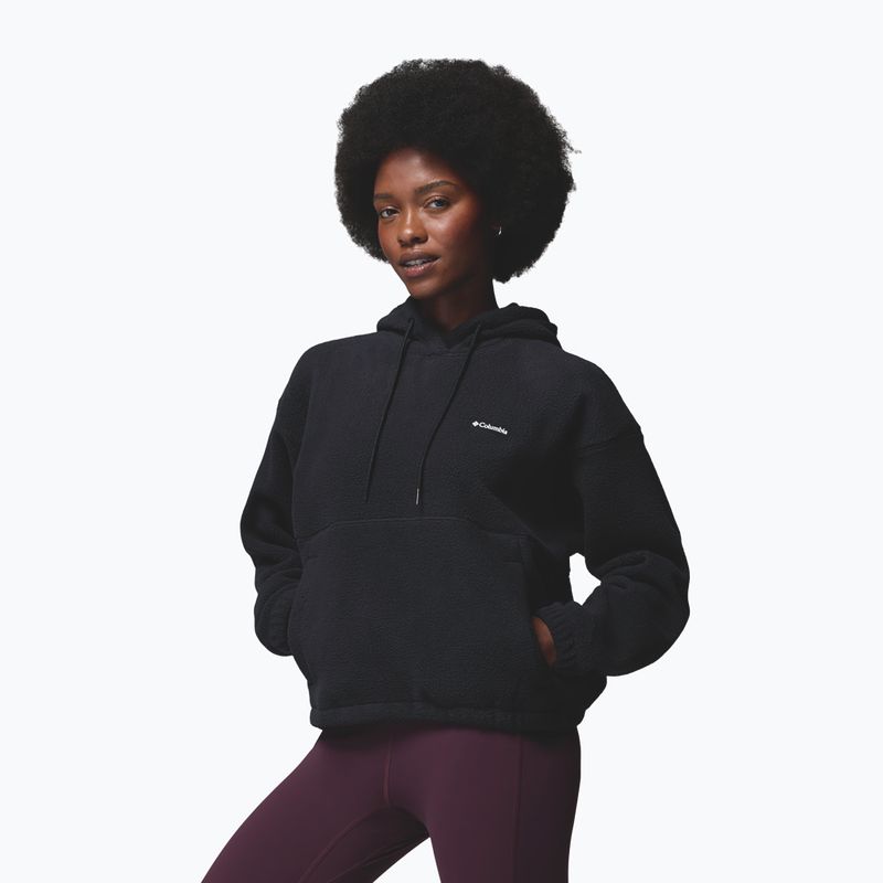 Moteriškas flisinis džemperis Columbia Timber Meadow MTR Fleece Hoodie black 4