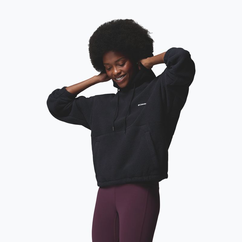 Moteriškas flisinis džemperis Columbia Timber Meadow MTR Fleece Hoodie black 5