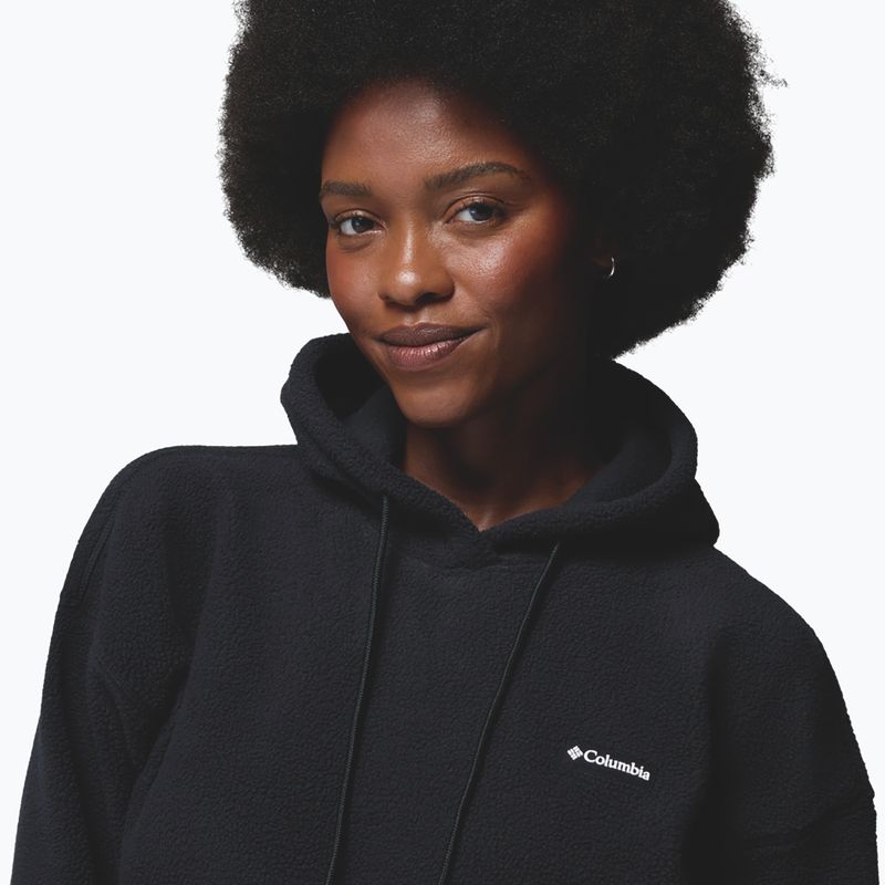 Moteriškas flisinis džemperis Columbia Timber Meadow MTR Fleece Hoodie black 7