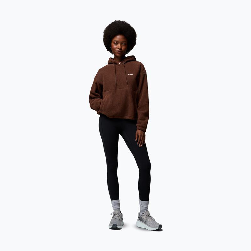 Moteriškas flisinis džemperis Columbia Timber Meadow MTR Fleece Hoodie tobacco 2