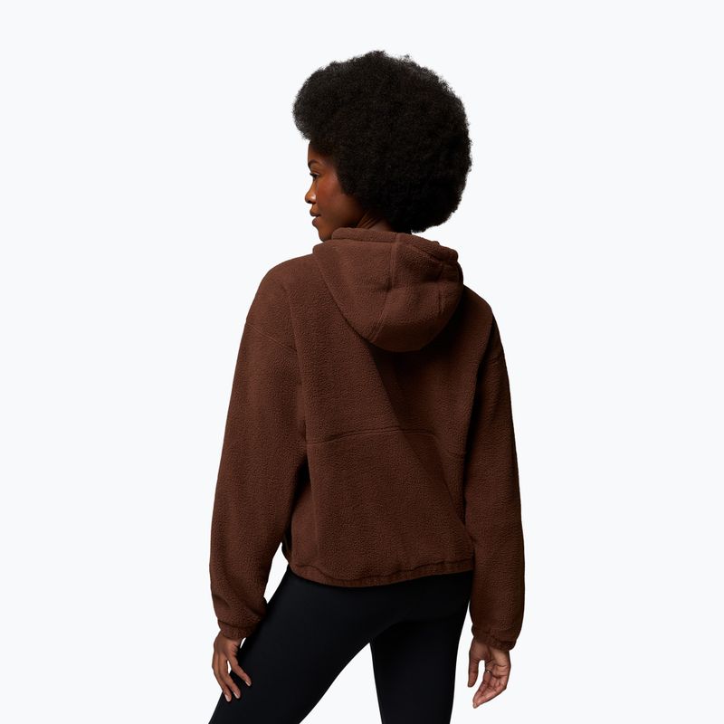 Moteriškas flisinis džemperis Columbia Timber Meadow MTR Fleece Hoodie tobacco 3