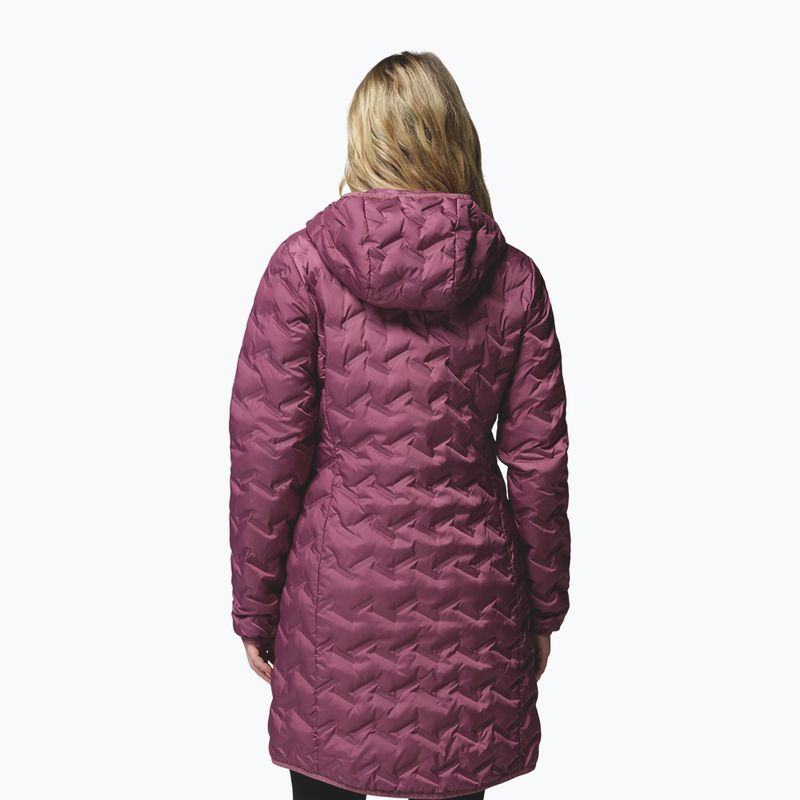Moteriška pūsta striukė Columbia Delta Ridge II Long Down antique mauve 3