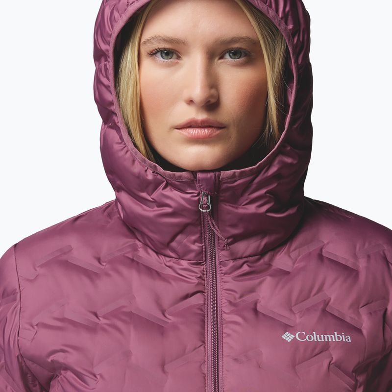 Moteriška pūsta striukė Columbia Delta Ridge II Long Down antique mauve 6