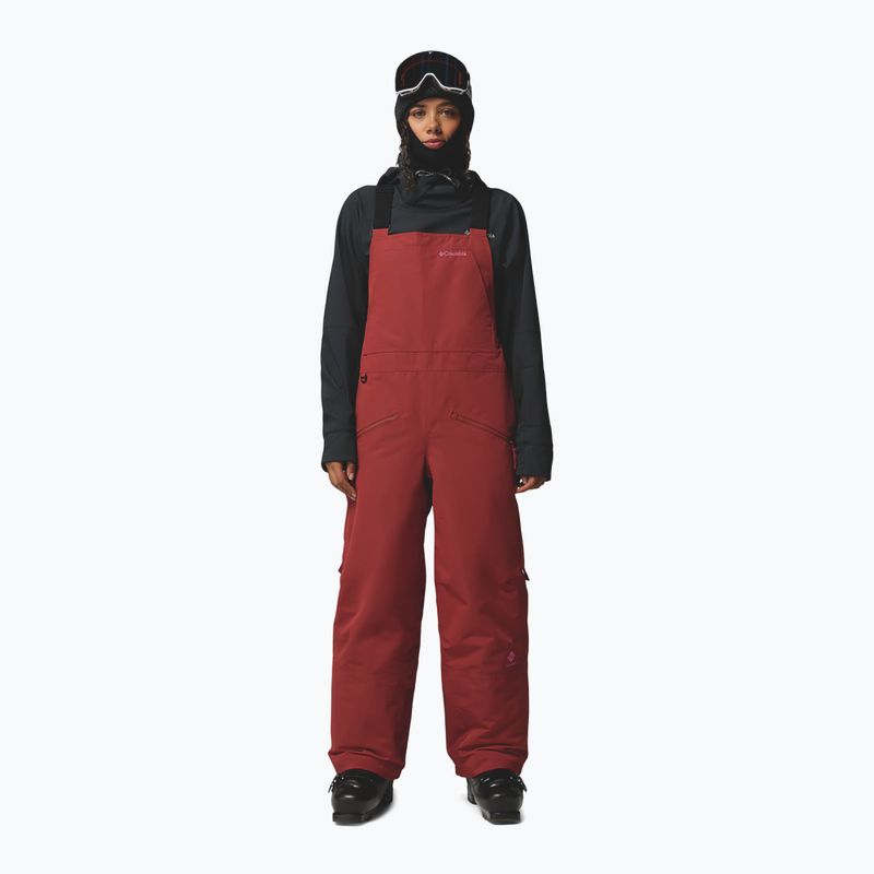 Moteriškos slidinėjimo kelnės Columbia Coreshot Bib red oxide