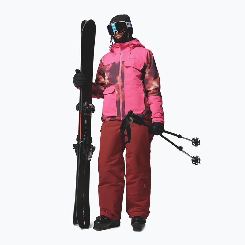 Moteriškos slidinėjimo kelnės Columbia Coreshot Bib red oxide 3