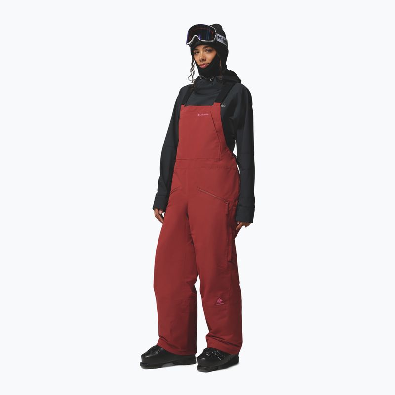 Moteriškos slidinėjimo kelnės Columbia Coreshot Bib red oxide 4