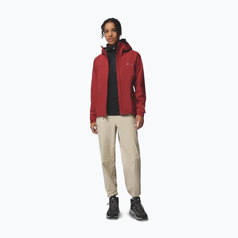 Moteriška softshell striukė Columbia Trailborne 2.5L Shell red oxide 2
