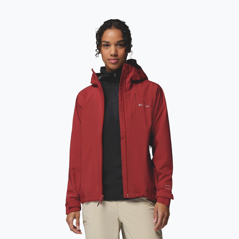 Moteriška softshell striukė Columbia Trailborne 2.5L Shell red oxide 4