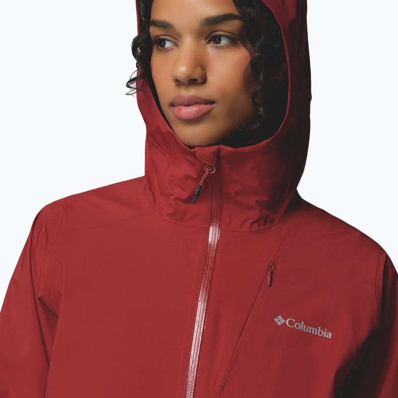 Moteriška softshell striukė Columbia Trailborne 2.5L Shell red oxide 8