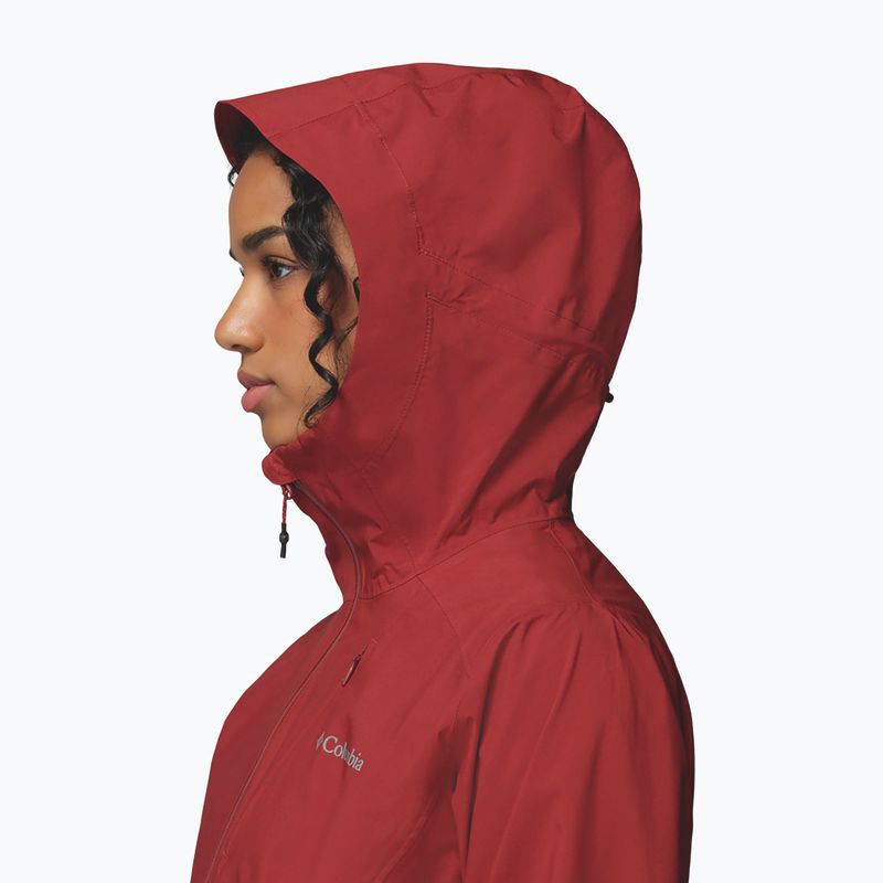 Moteriška softshell striukė Columbia Trailborne 2.5L Shell red oxide 9
