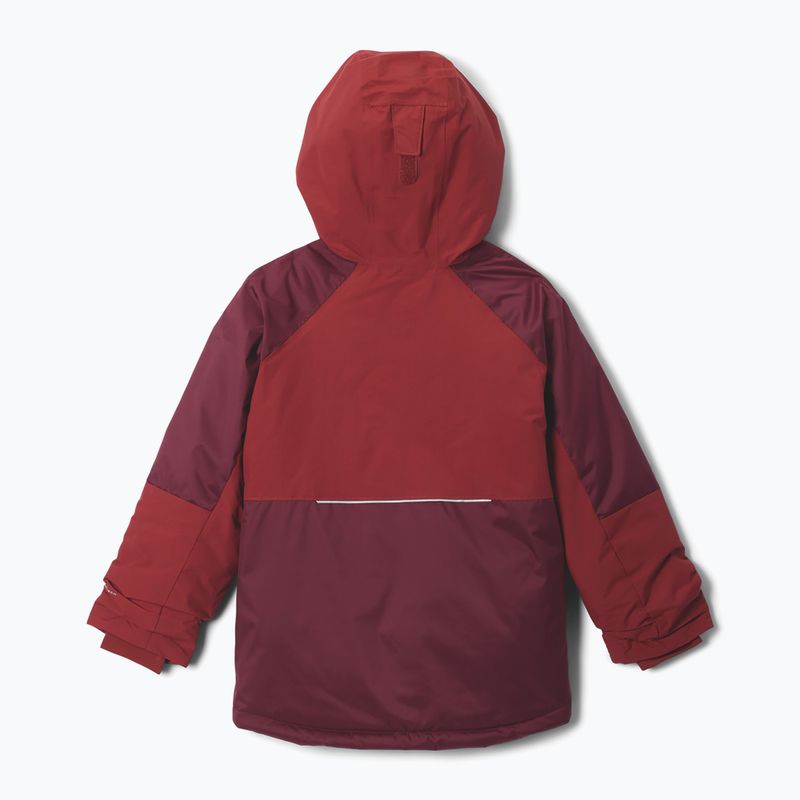 Vaikiška slidinėjimo striukė Columbia Mighty Mogul III Rich Wine/Red Oxide 2