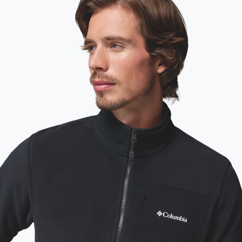 Vyriškas flisinis džemperis Columbia Pacific Arch 200 1/2 Zip Fleece Black 5