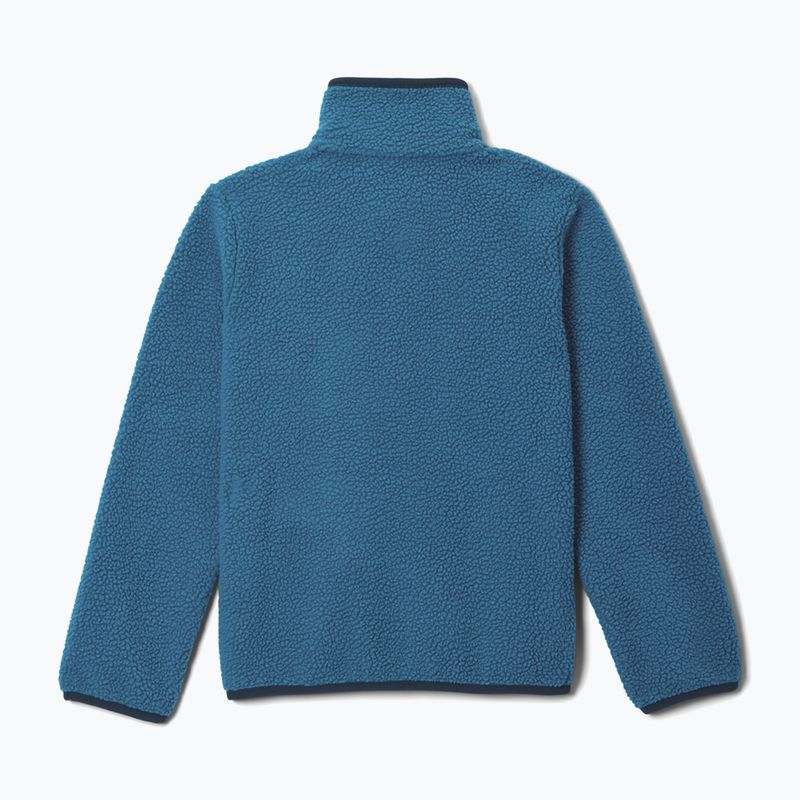 Vaikiškas flisinis džemperis Columbia Halvetia II Half Snap Fleece phoenix blue/rainy day 2