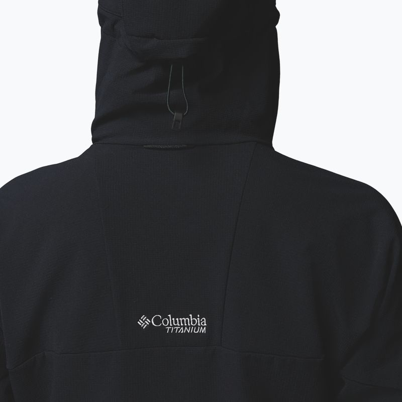 Moteriška softshell striukė Columbia Tennen Mountain Hooded Softshell black 7