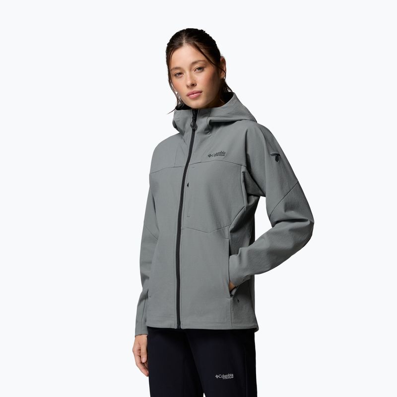 Moteriška softshell striukė Columbia Tennen Mountain Hooded Softshell sedona sage 4
