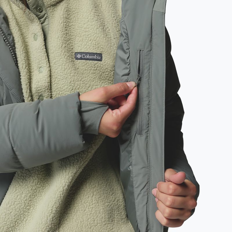 Moteriška pūsta striukė Columbia Amaze Puff Hooded Sedona Sage 10