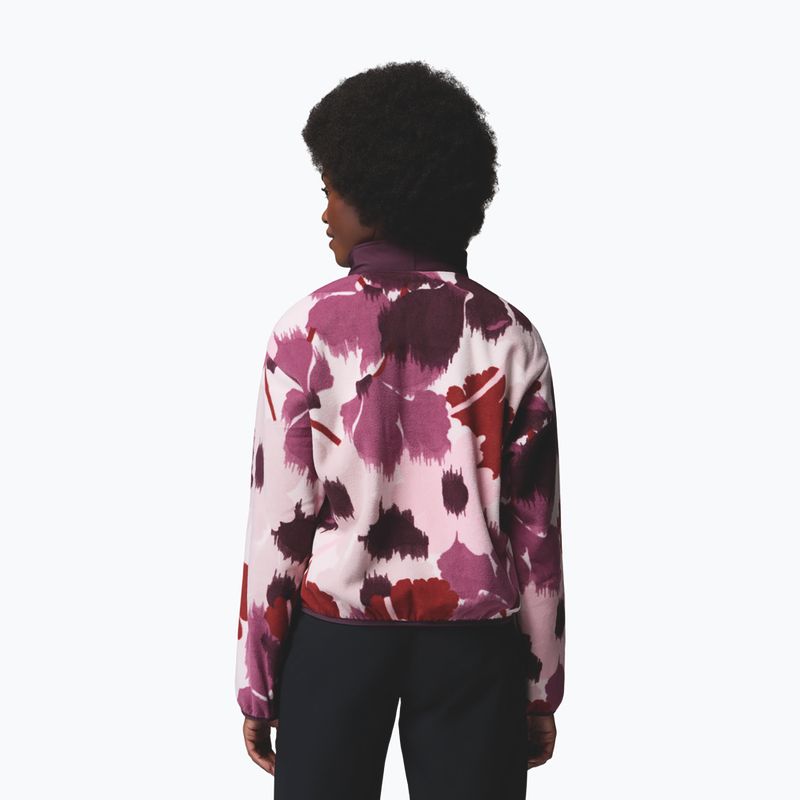 Moteriškas flisinis džemperis Columbia Sequoia Grove II Printed Half Zip antique mauve ikatbloom 3