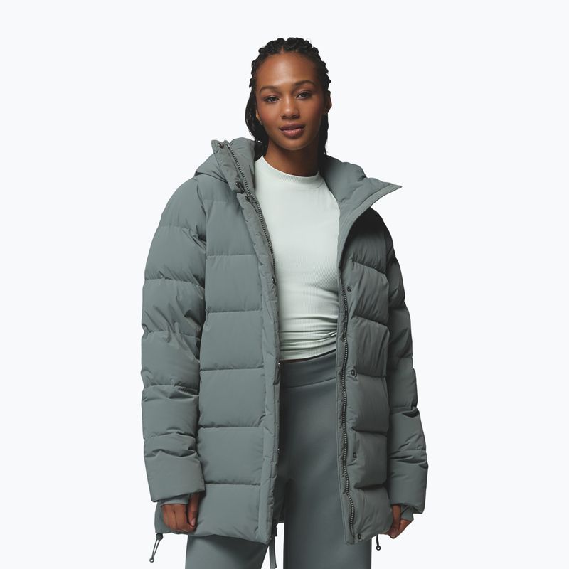 Moteriška pūsta striukė Columbia Amaze Puff Mid Hooded sedona sage 5