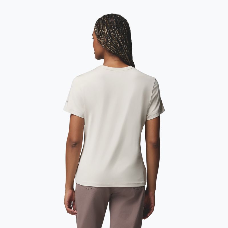 Moteriški marškinėliai Columbia Parsons Point SS Graphic Tee dark stone heather/treescape 3