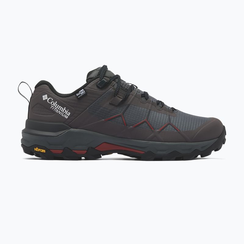 Vyriški turistiniai batai Columbia Peakfreak Titanum Outdry dark grey/red oxide