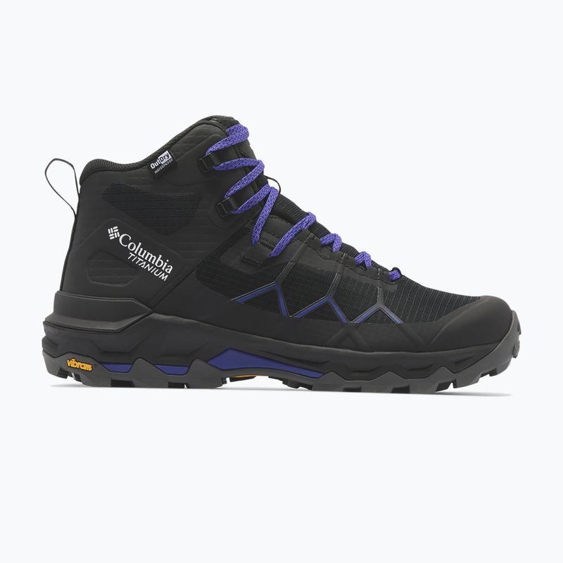 Moteriški žygio batai Columbia Peakfreak Titanum Outdry Mid black/purple quartz