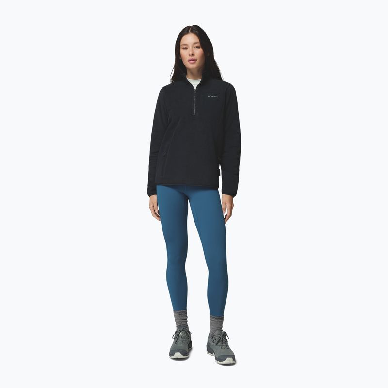 Moteriškas flisinis džemperis Columbia Pacific Arch 200 Half Zip Fleece Black 2