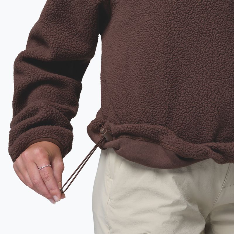 Moteriškas flisinis džemperis Columbia Helvetia II Cropped Half Snap Fleece tobacco 6