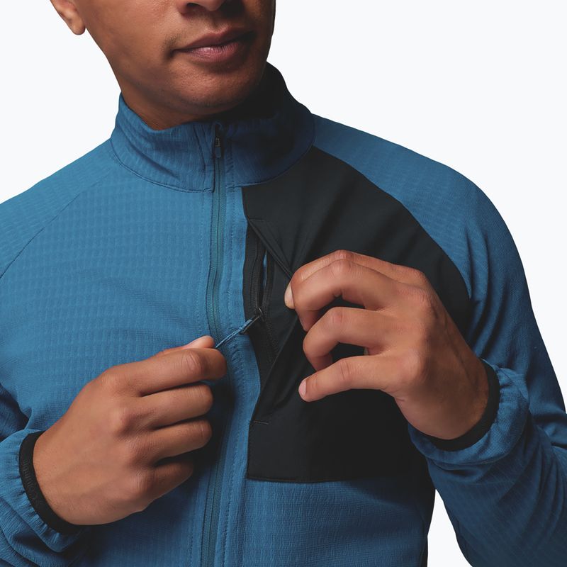 Vyriškas flisinis džemperis Columbia Superior Summit Grid Full Zip phoenix blue 6