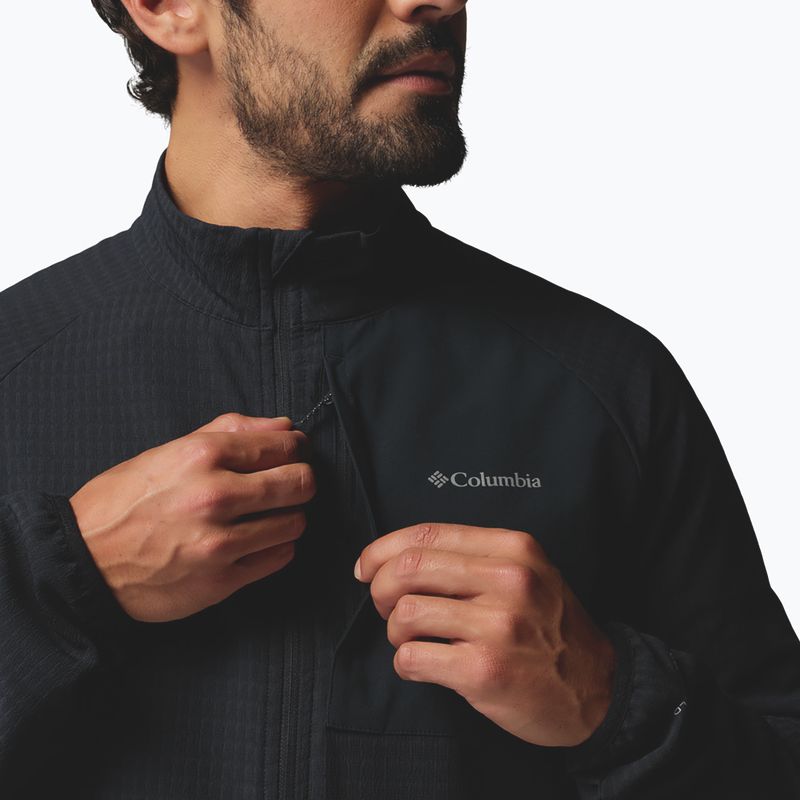 Vyriškas flisinis džemperis Columbia Superior Summit Grid Full Zip black 7