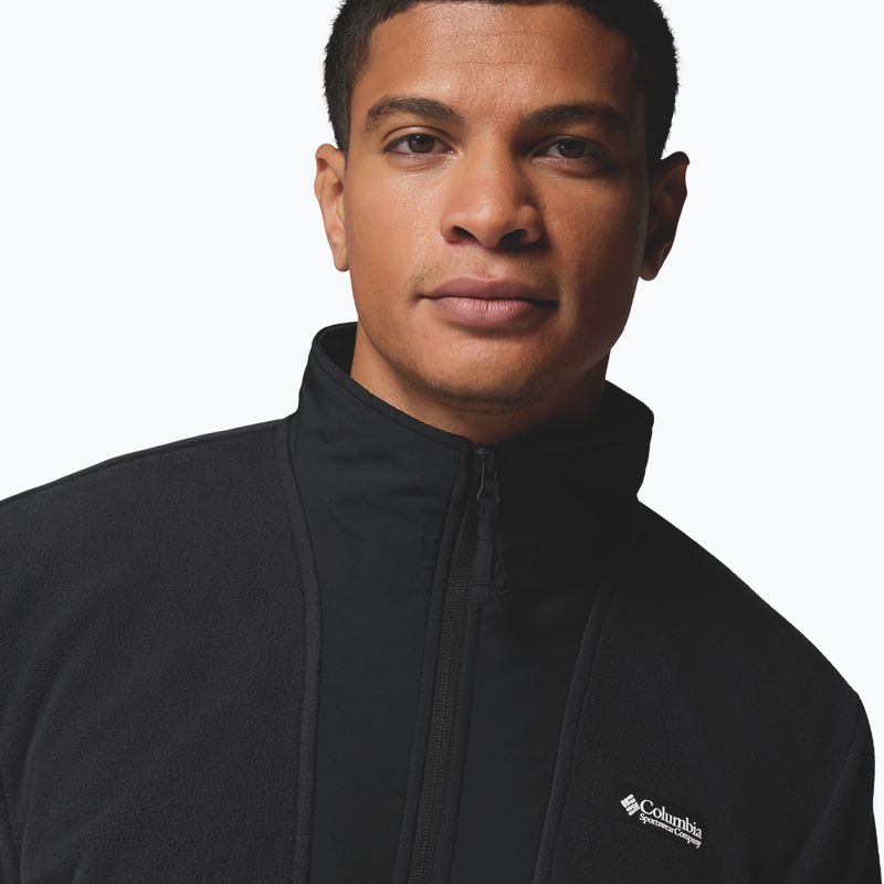 Vyriškas flisinis džemperis Columbia Sequoia Grove II Full Zip Fleece black 6