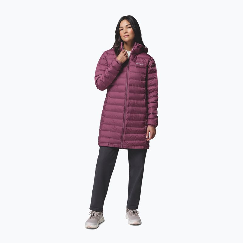 Moteriška pūsta striukė Columbia Lake 22 II Down Long Hooded antique mauve 2
