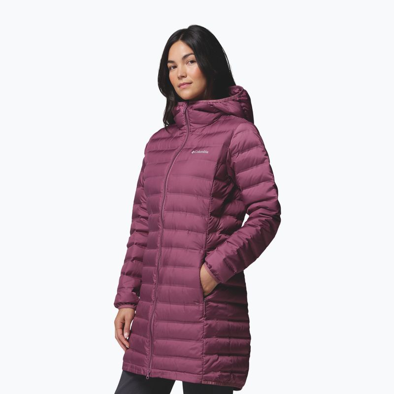 Moteriška pūsta striukė Columbia Lake 22 II Down Long Hooded antique mauve 4