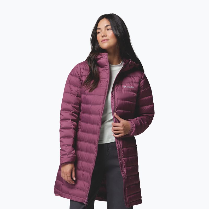 Moteriška pūsta striukė Columbia Lake 22 II Down Long Hooded antique mauve 5